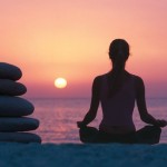 Yoga at sunset Yoga at sunset