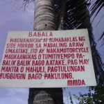 Crime sign Crime sign