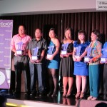(L-R) Jay Jaboneta, Tomas Leonor, Jean Enriquez, Anna Oposa, Tzarina Saniel, Heidi Mendoza, Alexis Belonio